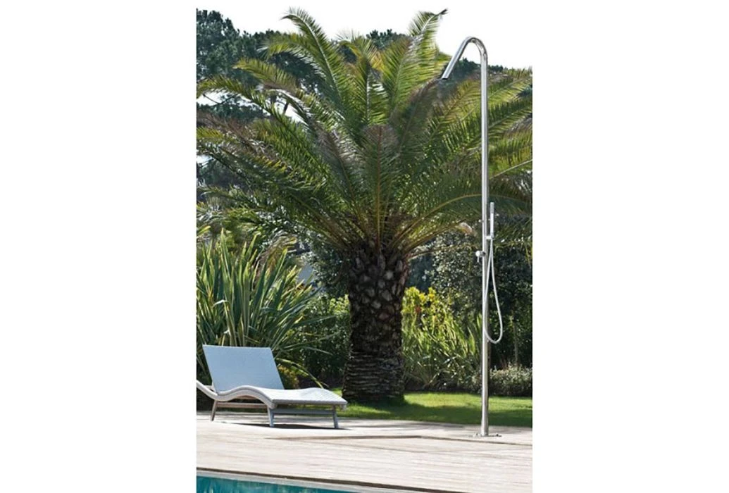 Fontealta Buitendouche Genoa Met Handdouche Gepolijst 4 Fontealta Buitendouche Genoa Met Handdouche Gepolijst - Afbeelding 2