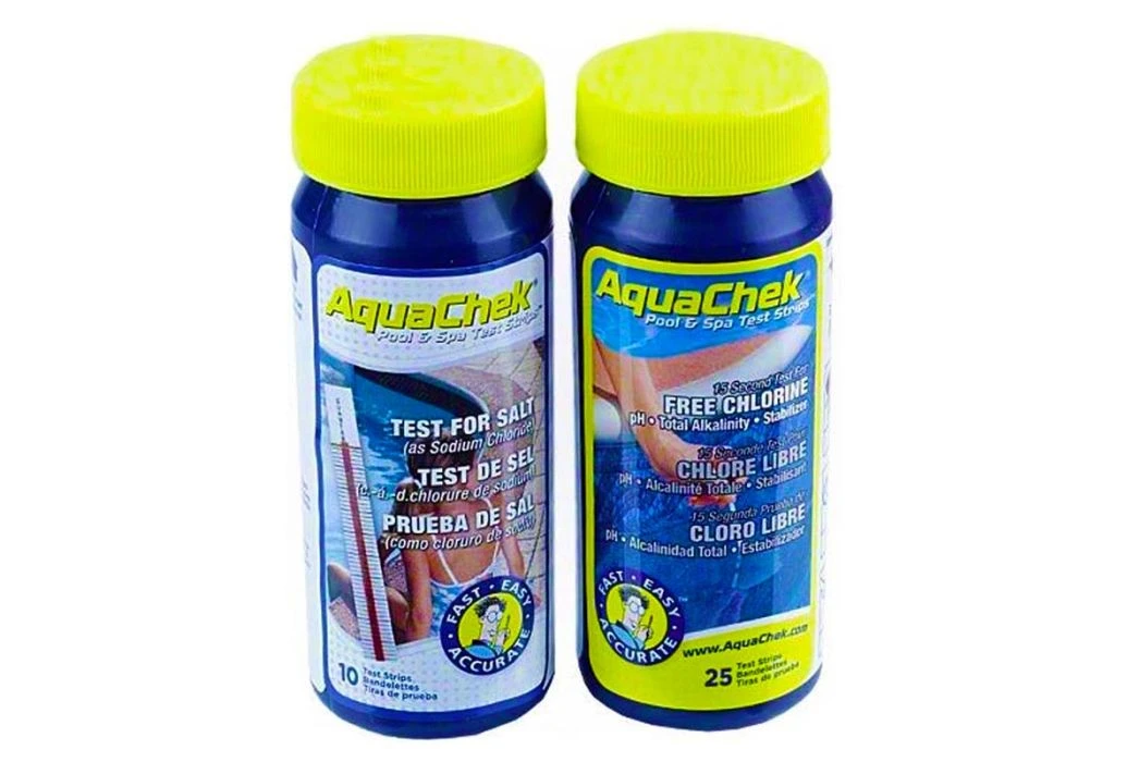 Aquachek Zout + Chloor Teststrips | 5 In 1 3 Aquachek Zout + Chloor Teststrips | 5 In 1 - Afbeelding 2