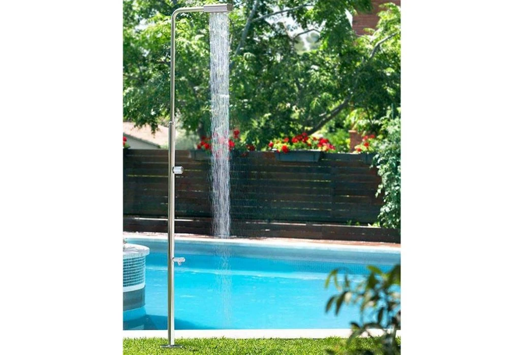 AstralPool Angel Buitendouche Met Voetdouche | RVS AISI 304 5 AstralPool Angel Buitendouche Met Voetdouche | RVS AISI 304 - Afbeelding 3