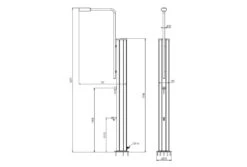 AstralPool Rainbow Solar Buitendouche | Blauw -Intex Zwembaden Winkel astralpool rainbow solar buitendouche blauw 4