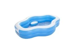 Bestway Splashview Opblaasbaar Zwembad | 270 X 198 X 51 Cm 22 Bestway Splashview Opblaasbaar Zwembad | 270 X 198 X 51 Cm -Intex Zwembaden Winkel bestway familiebad plusvorm splashview 270 schuin