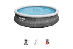 Bestway Fast Set Rotan Zwembad | Ø 457 X 107 Cm -Intex Zwembaden Winkel bestway fast set rotan accesoires