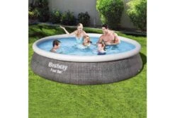 Bestway Fast Set Rotan Zwembad | Ø 457 X 107 Cm -Intex Zwembaden Winkel bestway fast set rotan mensen