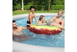 Bestway Fast Set Rotan Zwembad | Ø 396 X 84 Cm -Intex Zwembaden Winkel bestway fast set rotan mensen 2