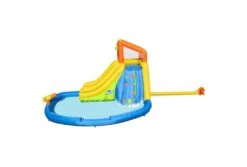 Bestway H2OGO! Mount Splashmore Opblaasbaar Waterpark -Intex Zwembaden Winkel bestway h2ogo mount splashmore opblaasbaar waterpark achterkant