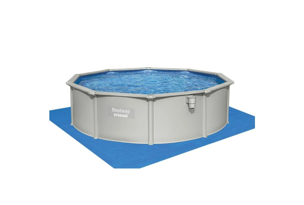 Bestway Hydrium Metalen Zwembad | Ø 460 X 120 Cm 4 Bestway Hydrium Metalen Zwembad | Ø 460 X 120 Cm - Afbeelding 2