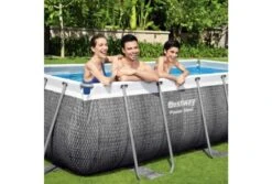 Bestway Power Steel Rotan Zwembad | 404 X 201 X 100 Cm -Intex Zwembaden Winkel bestway power steel rotan 404 201 100 mensen 3