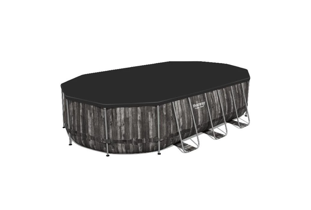 Bestway Power Steel Wood Zwembad | 610 X 366 X 122 Cm 6 Bestway Power Steel Wood Zwembad | 610 X 366 X 122 Cm - Afbeelding 4