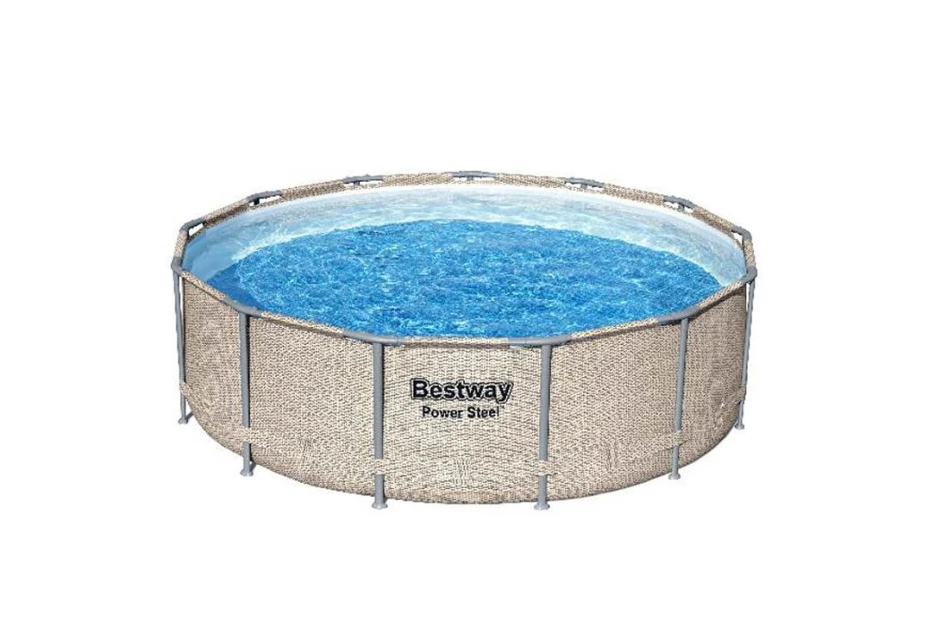 Bestway Power Steel Rotan Zwembad | Ø 396 X 107 Cm 4 Bestway Power Steel Rotan Zwembad | Ø 396 X 107 Cm - Afbeelding 2