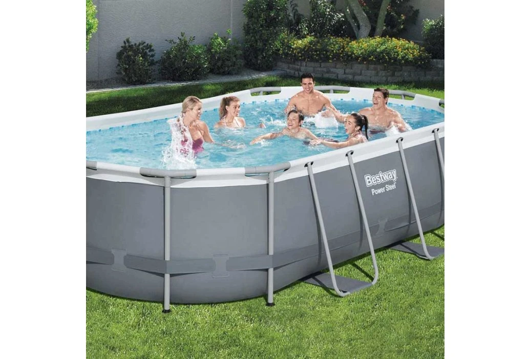 Bestway Power Steel Zwembad | 427 X 250 X 100 Cm 5 Bestway Power Steel Zwembad | 427 X 250 X 100 Cm - Afbeelding 3