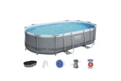 Bestway Power Steel Zwembad | 488 X 305 X 107 Cm 10 Bestway Power Steel Zwembad | 488 X 305 X 107 Cm -Intex Zwembaden Winkel bestway power steel zwembad 488 x 305 x 107 cm onderdelen