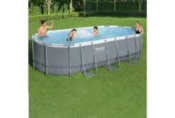 Bestway Power Steel Zwembad | 549 X 274 X 122 Cm 8 Bestway Power Steel Zwembad | 549 X 274 X 122 Cm -Intex Zwembaden Winkel bestway power steel zwembad 549 x 274 x 122 cm in gebruik