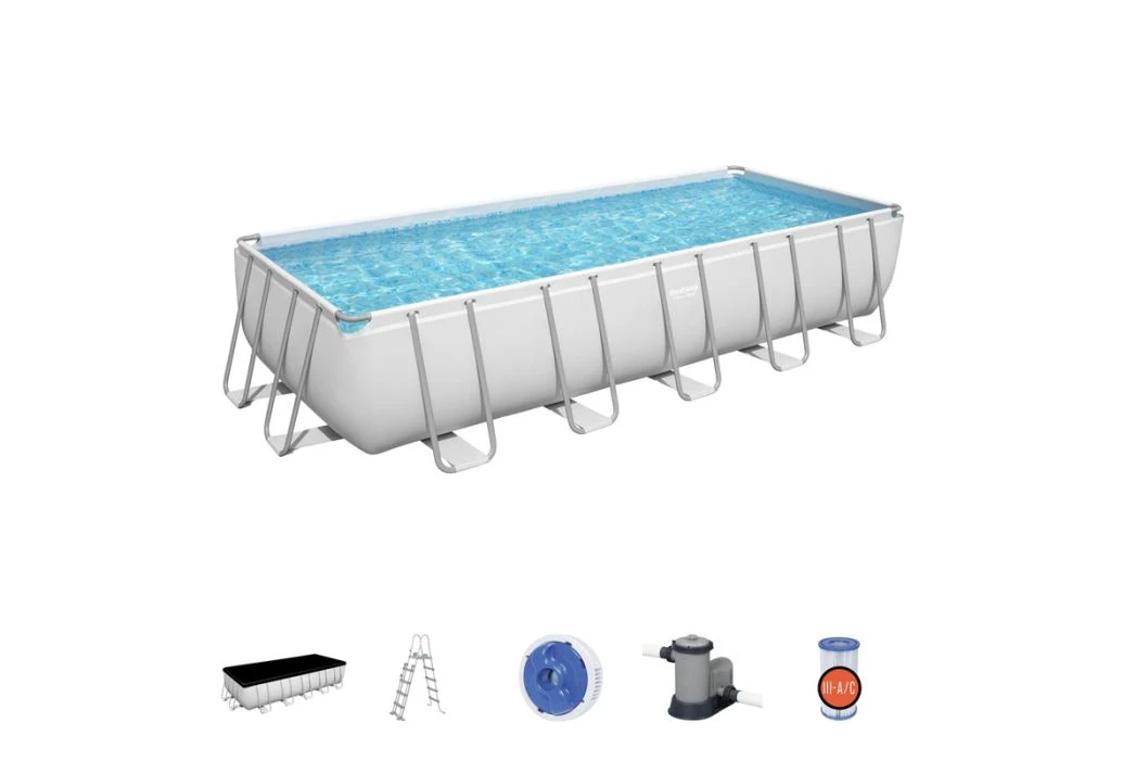 Bestway Power Steel Zwembad | 640 X 274 X 132 Cm 5 Bestway Power Steel Zwembad | 640 X 274 X 132 Cm - Afbeelding 3