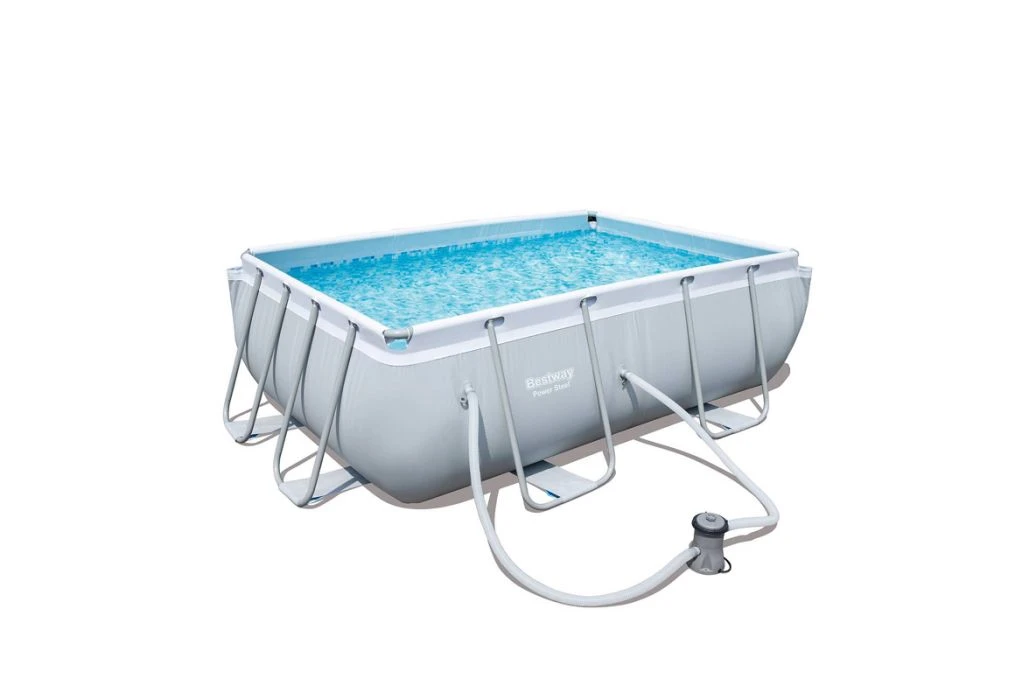 Bestway Power Steel Zwembad | 282 X 196 X 84 Cm 4 Bestway Power Steel Zwembad | 282 X 196 X 84 Cm - Afbeelding 2