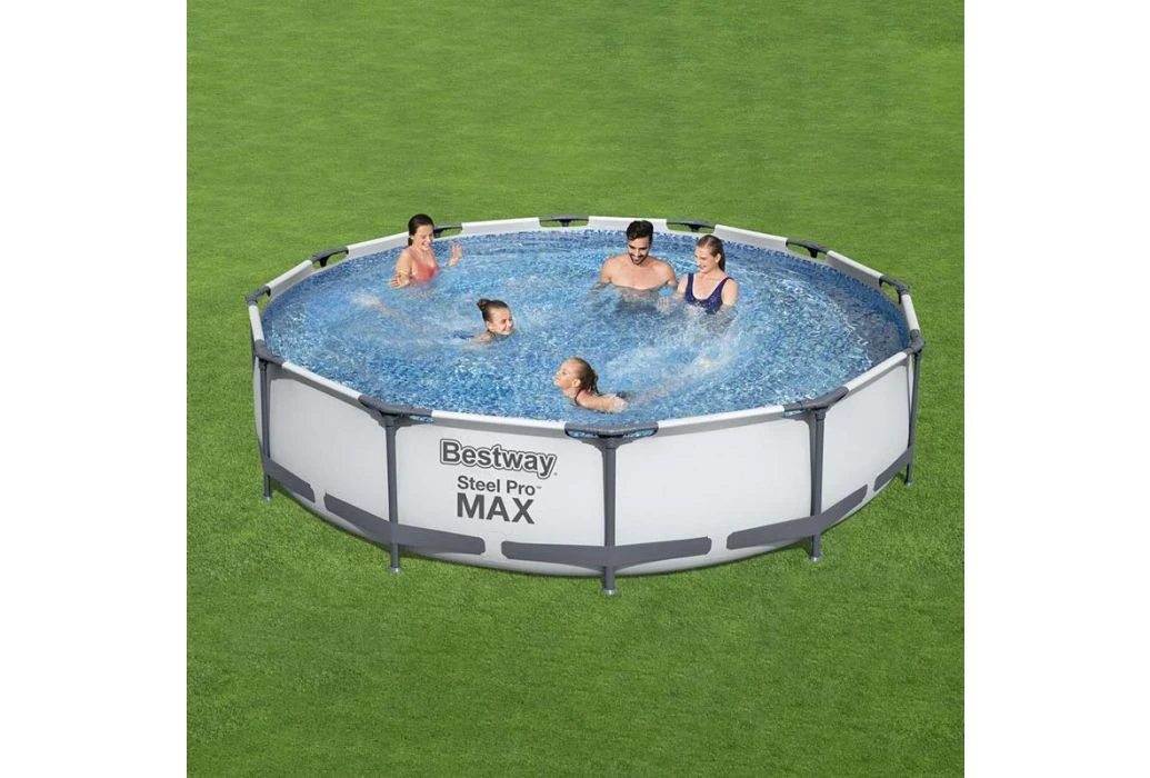 Bestway Steel Pro Max Zwembad | Ø 366 X 76 Cm 4 Bestway Steel Pro Max Zwembad | Ø 366 X 76 Cm - Afbeelding 2