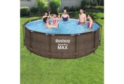 Bestway Steel Pro Max Rotan Zwembad | Ø 366 X 100 Cm -Intex Zwembaden Winkel bestway steel pro max rotan zwembad 366 x 100 cm in gebruik