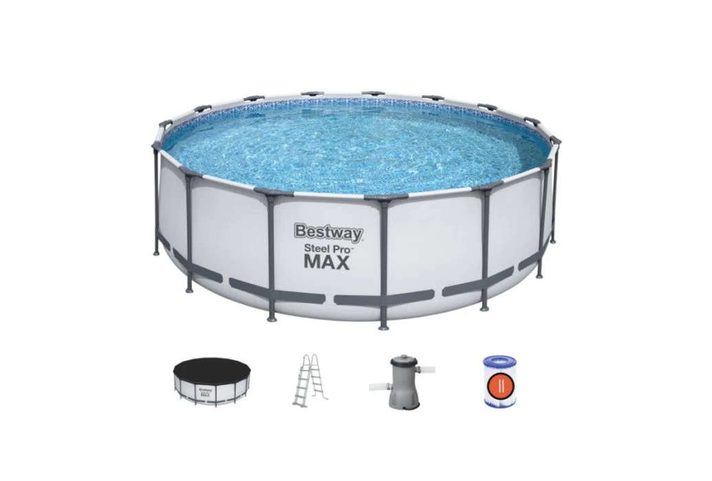 Bestway Steel Pro Max Zwembad | Ø 457 X 122 Cm 4 Bestway Steel Pro Max Zwembad | Ø 457 X 122 Cm - Afbeelding 2