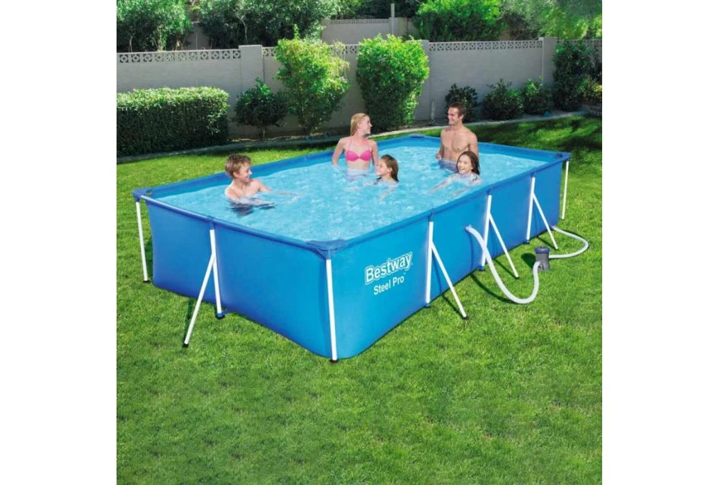 Bestway Steel Pro Zwembad | 400 X 211 X 81 Cm 4 Bestway Steel Pro Zwembad | 400 X 211 X 81 Cm - Afbeelding 2