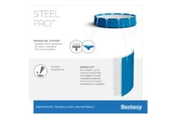Bestway Steel Pro Zwembad | Ø 366 X 76 Cm 10 Bestway Steel Pro Zwembad | Ø 366 X 76 Cm -Intex Zwembaden Winkel bestway steel pro zwembad 366 x 76 cm materiaal