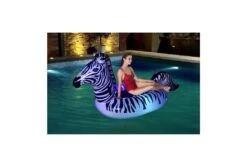 Bestway LED Rider Zebra -Intex Zwembaden Winkel bestway led rider zebra in gebruik