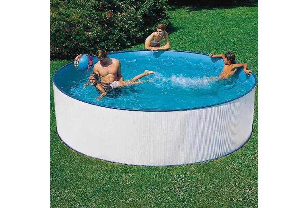 Summer Fun Basic Metalen Zwembad Grijs | Ø 350 X 90 Cm 3 Summer Fun Basic Metalen Zwembad Grijs | Ø 350 X 90 Cm