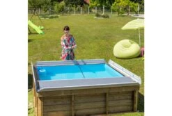 BWT Houten Kinderzwembad | 200 X 200 X 64 Cm -Intex Zwembaden Winkel bwt houten kinderzwembad open