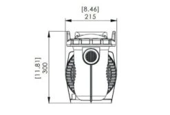 Emaux Variabele Zwembadpomp | SPV150 -Intex Zwembaden Winkel emaux spv150 afmetingen 1