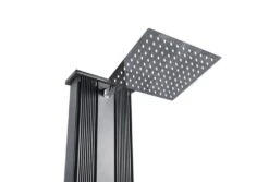 Formidra Buitendouche Dada Straight | Antraciet | Geborsteld Aluminium -Intex Zwembaden Winkel formidra buitendouche dada straight antraciet geborsteld aluminium regendouche