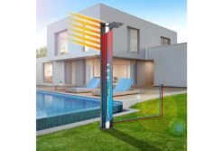 Formidra Buitendouche Dada Straight | Antraciet | Geborsteld Aluminium -Intex Zwembaden Winkel formidra buitendouche dada straight antraciet geborsteld aluminium warmwateraansluiting