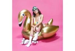 Swim Essentials Gouden Zwaan Ride-on Luchtbed -Intex Zwembaden Winkel gouden zwaan ride on2