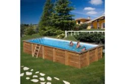 GRE Gré Houten Zwembad Loire | 815 X 420 X 146 Cm -Intex Zwembaden Winkel gr houten zwembad loire