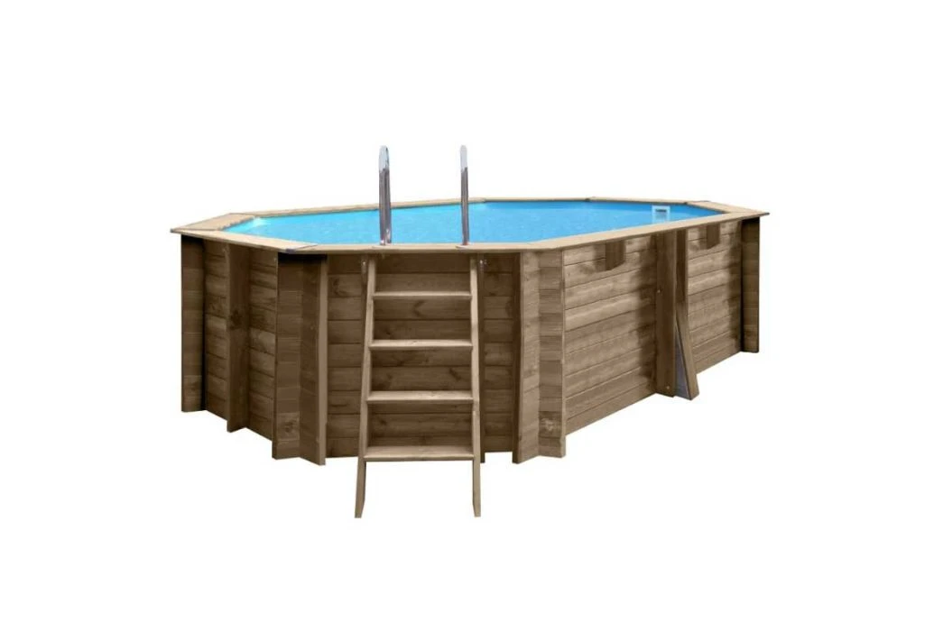 GRE Gré Houten Zwembad Normandië | 436 X 336 X 117 Cm 3 GRE Gré Houten Zwembad Normandië | 436 X 336 X 117 Cm