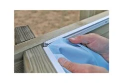 GRE Gré Houten Zwembad Normandië | 620 X 395 X 136 Cm -Intex Zwembaden Winkel gr houten zwembad normandi 637 x 412 x 133 folie vastmaken