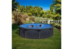 GRE Gré Stalenwand Zwembad Rond Kea | Ø 460 X 120 Cm -Intex Zwembaden Winkel gre kea metachtergrod 1