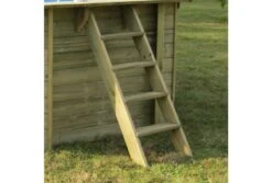 GRE Gré Houten Zwembad Normandië | Ø 500 X 127 Cm 13 GRE Gré Houten Zwembad Normandië | Ø 500 X 127 Cm -Intex Zwembaden Winkel gre normandie trap 1