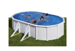 GRE Gré Stalenwand Zwembad Fidji | 730 X 375 X 120cm -Intex Zwembaden Winkel gre stalenwand zwembad fidji 730 x 375 x 120cm buiten