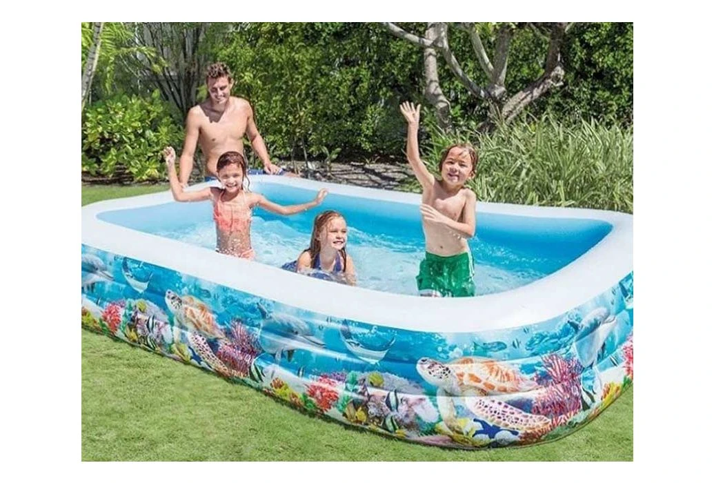 Intex Groot Opblaasbaar Zwembad Tropical Reef 4 Intex Groot Opblaasbaar Zwembad Tropical Reef - Afbeelding 2