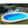 Happy Pool Metalen Zwembad | 900 X 500 X 150cm -Intex Zwembaden Winkel happy pool metalen zwembad ovaal 1 4 10