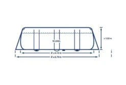 Intex Prism Frame Zwembad | 610 X 305 X 122cm Complete Set -Intex Zwembaden Winkel intex 610 x 305 x 122cm