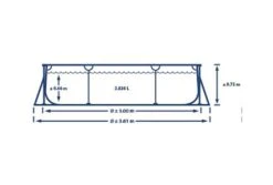 Intex Zwembad Metal Frame | 300 X 200 X 75cm -Intex Zwembaden Winkel intex afmetingen