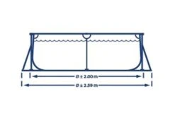 Intex Zwembad Metal Frame | 300 X 200 X 75cm -Intex Zwembaden Winkel intex afmetingen 300x200 1