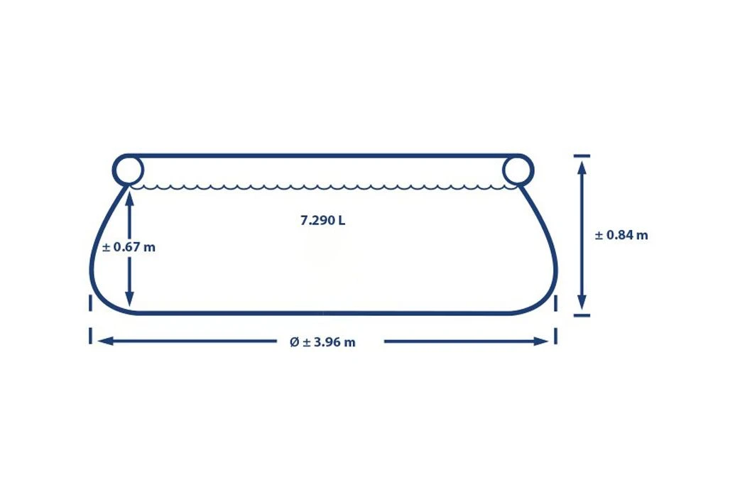 Intex Easy Set Zwembad | 396 X 84cm 4 Intex Easy Set Zwembad | 396 X 84cm - Afbeelding 2