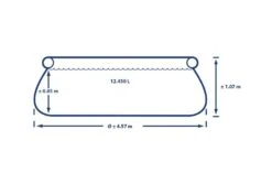 Intex Easy Set Zwembad | 457 X 107cm -Intex Zwembaden Winkel intex easy set zwembad 457 x 107cm afmetingen
