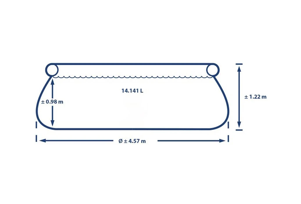 Intex Easy Set Zwembad | 457 X 122cm 8 Intex Easy Set Zwembad | 457 X 122cm - Afbeelding 6