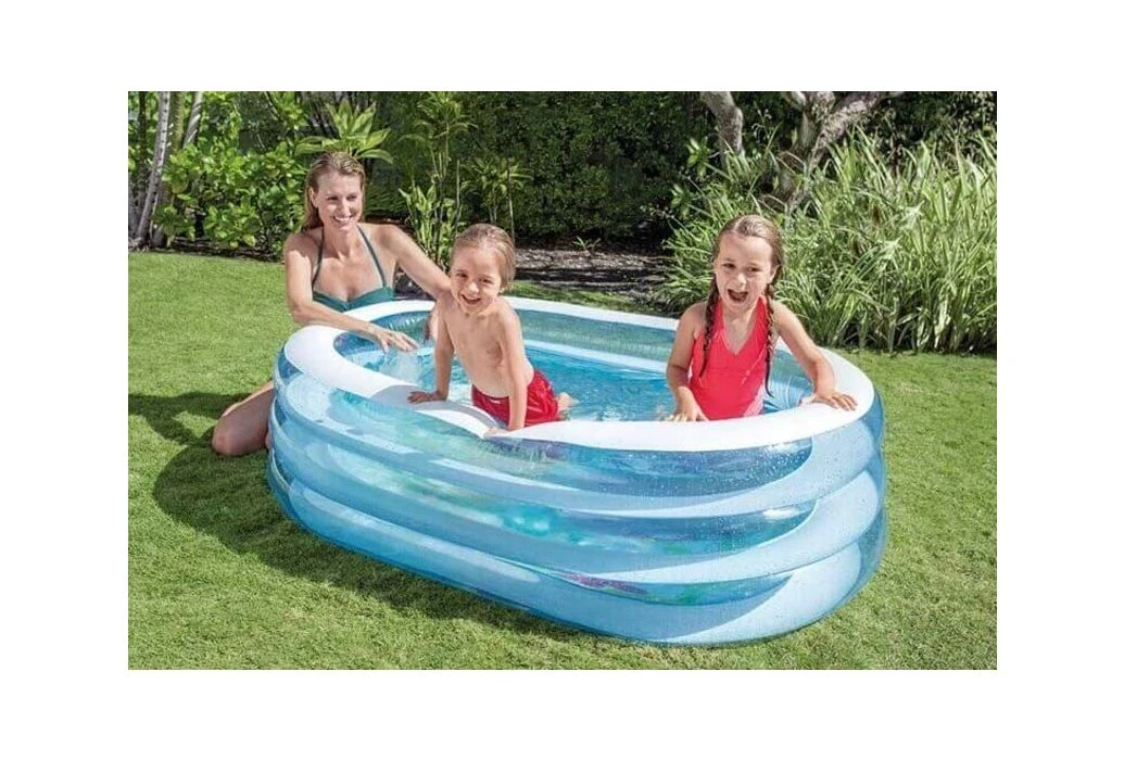 Intex Opblaasbaar Ovaal Zwembad 4 Intex Opblaasbaar Ovaal Zwembad - Afbeelding 2