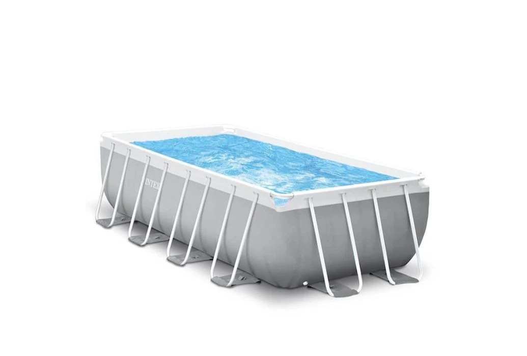Intex Prism Frame Zwembad | 400 X 200 X 100cm Met Pomp En Trap 3 Intex Prism Frame Zwembad | 400 X 200 X 100cm Met Pomp En Trap