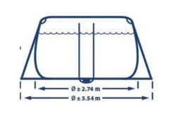 Intex Prism Frame Zwembad | 503 X 274 X 122cm Complete Set -Intex Zwembaden Winkel intex prism frame zwembad 503 x 274 x 122cm breedte
