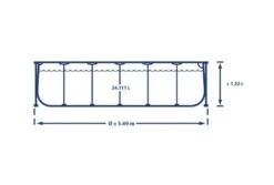 Intex Prism Frame Zwembad | 549 X 122cm Complete Set -Intex Zwembaden Winkel intex prism frame zwembad 549 x 122 cm inhoud