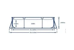 Intex Zwembad Metal Frame | 260 X 160 X 65cm -Intex Zwembaden Winkel intex zwembad metal frame 260 x 165 x 65cm lengte