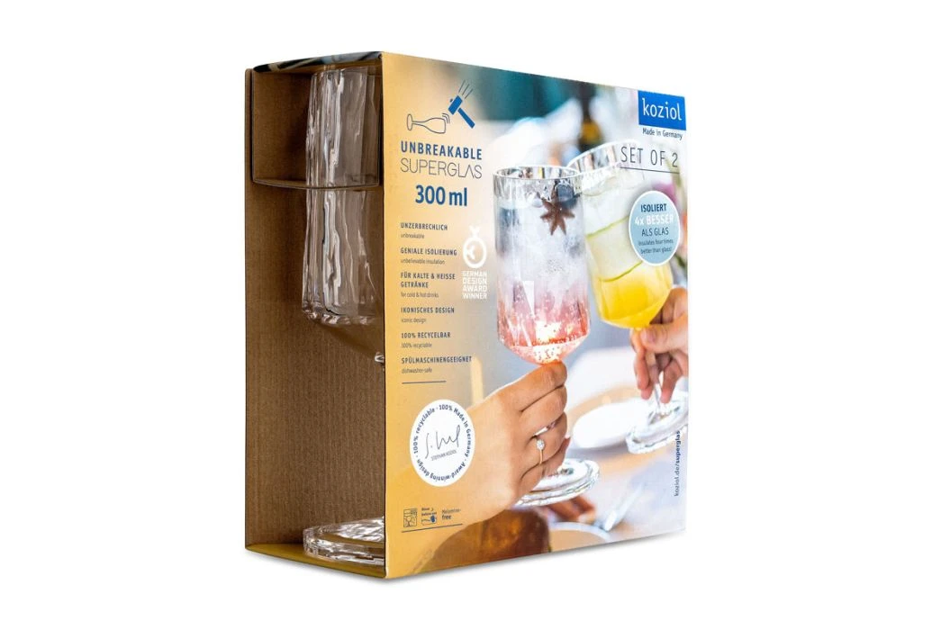 Koziol Kunststof Wijnglas Club No. 4 30 Cl | 2 Stuks 4 Koziol Kunststof Wijnglas Club No. 4 30 Cl | 2 Stuks - Afbeelding 2